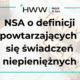 NSA o definicji powtarzających się świadczeń niepieniężnych